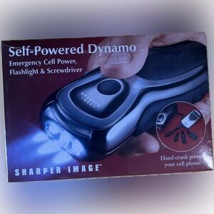 Sharper Image Self-Powered Dynamo Flashlight and Screwdriver